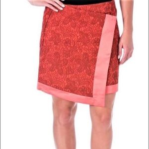 Elizabeth and James Print Jacquard Wrap Skirt